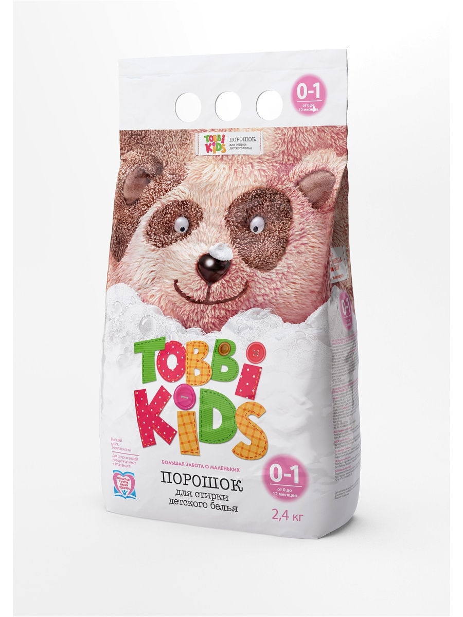 СМС "Tobbi Kids" 2,4кг для детского белья в полиэтиленовых пакетах порошок (4)