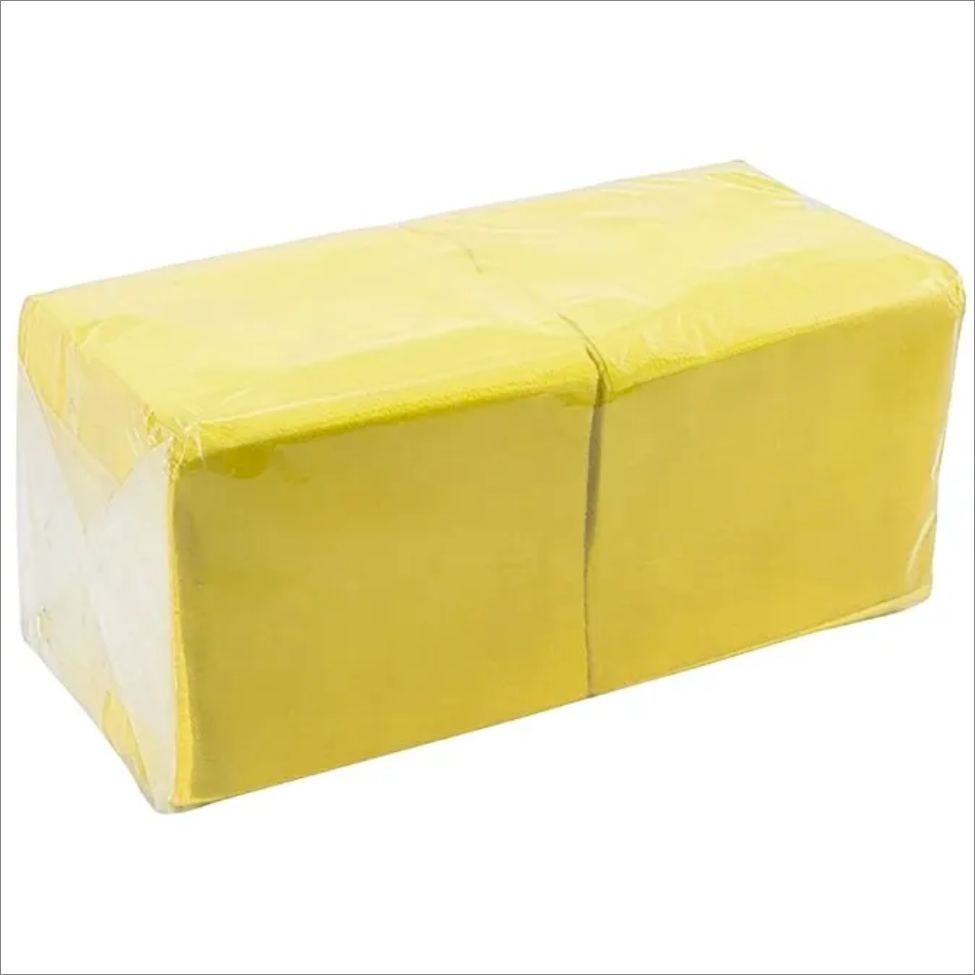 Салфетки 33*33 ЖЕЛТЫЕ  300л (9)