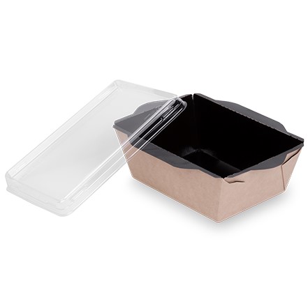 Упаковка OSQ OpSalad 400 Black Editi БЕЗ КРЫШКИ (50/800 шт./кор.)