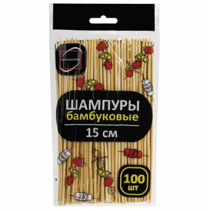 Шампур деревянный 15см (100шт/упак)