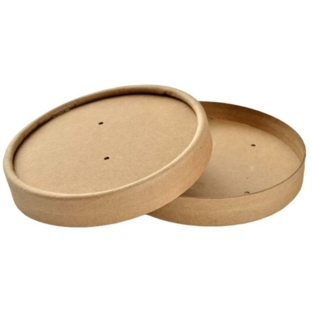 Крышка OSQ Round Bowl 700 kraft lid (35/525) (крафт для 700)