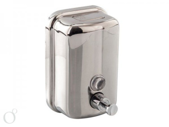 Диспенсер мыла 0,5л залив металл. глянец