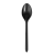 Ложка Столовая (МАТЕРИАЛ ПП) чёрная (50/1000) 4033Ч